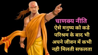 Chanakya Niti: ऐसे मनुष्य को कडे परिश्रम के बाद भी अपने जीवन में कभी नही मिलती सफलता, मां लक्ष्मी कभी नही बरसाती अपनी कृप्या