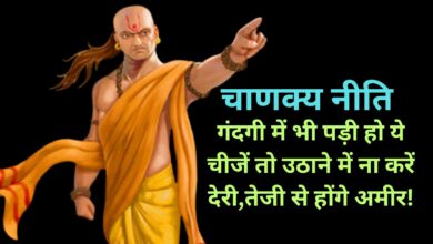 Chanakya Niti:गंदगी में भी पड़ी हो ये चीजें तो उठाने में ना करें देरी,तेजी से होंगे अमीर!