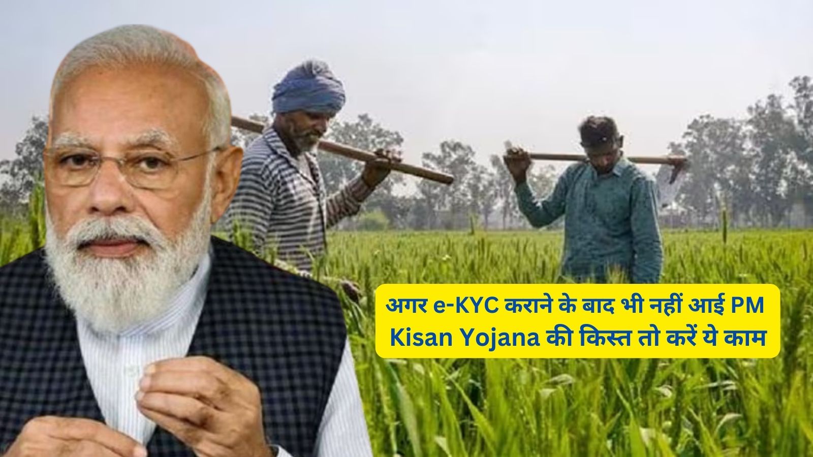 PM Kisan Samman Nidhi:अगर e-KYC कराने के बाद भी नहीं आई PM Kisan Yojana की किस्त तो करें ये काम,अटकी हुई किस्तें आ जाएगी अगली किस्त के साथ - dharataltimes.com