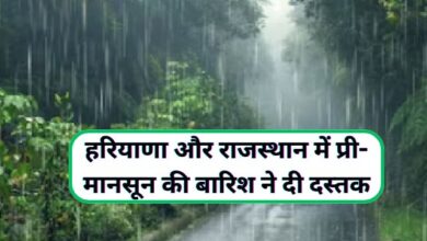 Pre Monsoon Rain Haryana Rajasthan