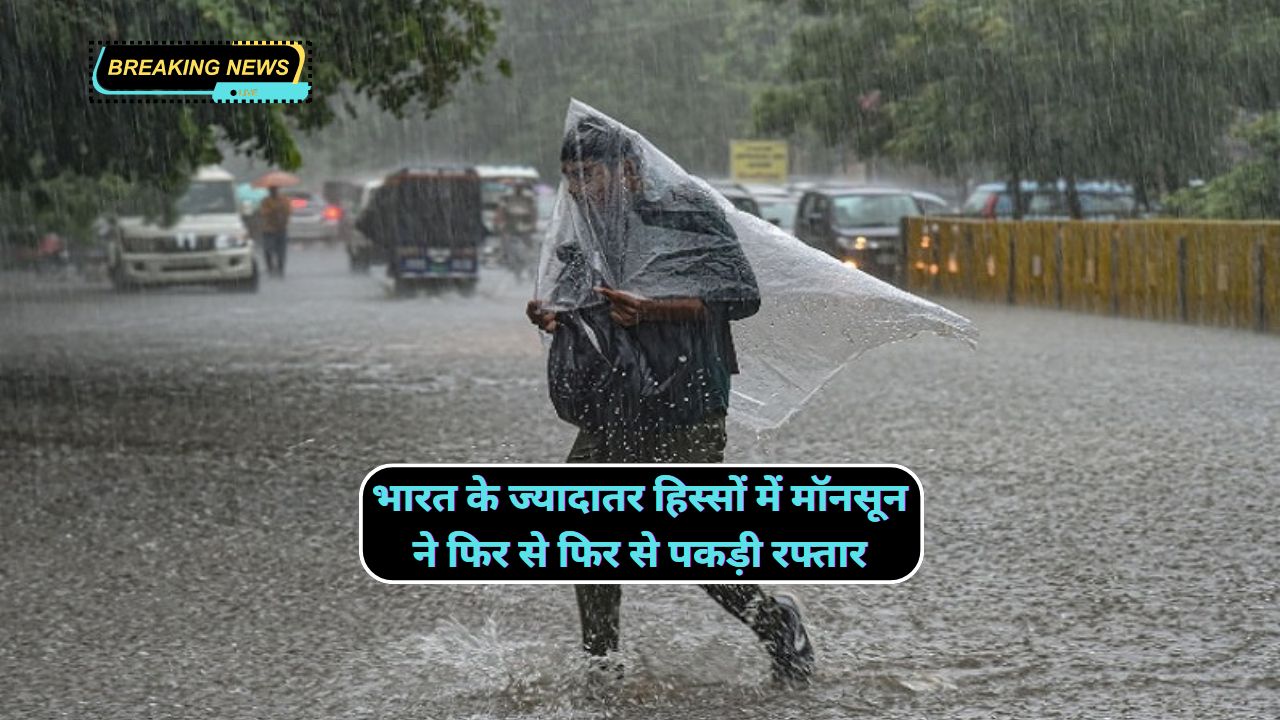 Monsoon Update Today 12 July 2024 : भारत के ज्यादातर हिस्सों में मॉनसून ने फिर से फिर से पकड़ी रफ्तार, जानिए आज कहा कहा होगी बारिश - dharataltimes.com