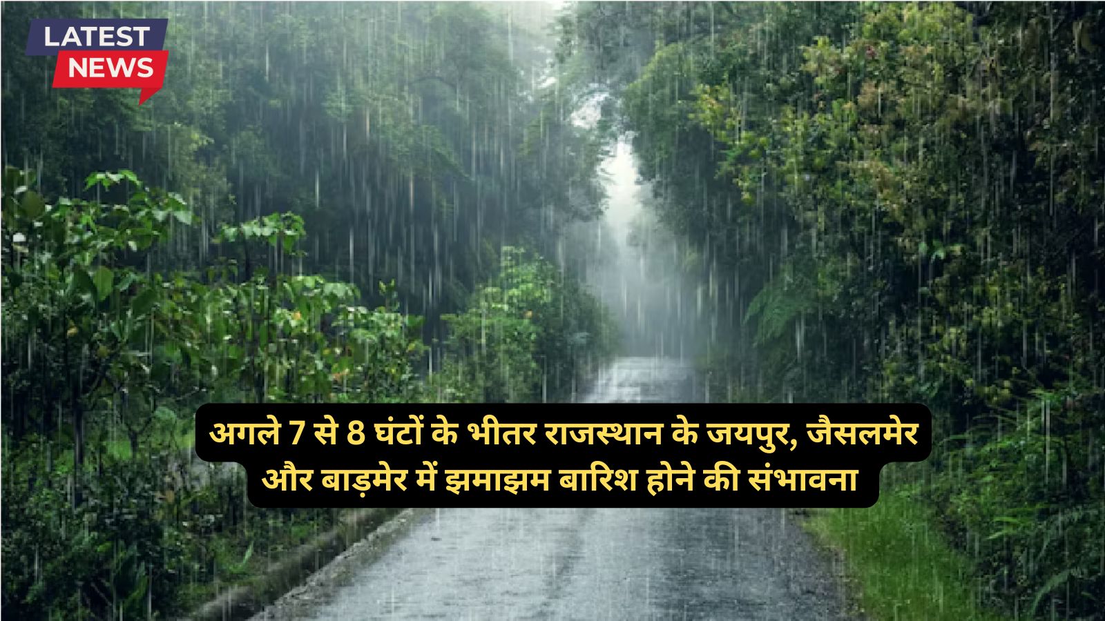 Monsoon Forecast Rajasthan 29 August