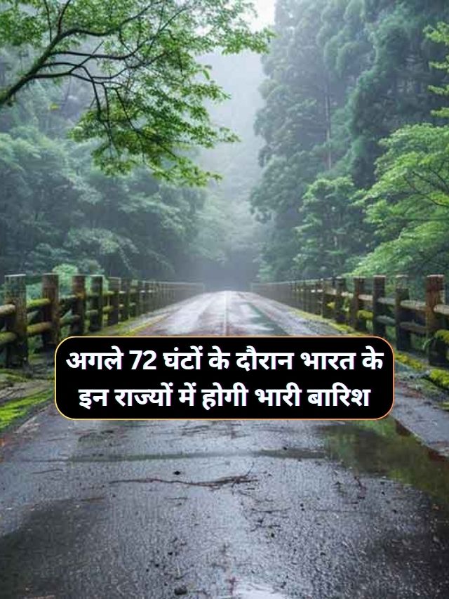 Monsoon Rain Alert 20 August : अगले 72 घंटों के दौरान भारत के इन राज्यों में होगी भारी बारिश, मौसम विभाग ने जारी किया अलर्ट