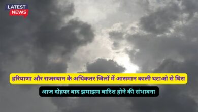 Haryana Rajasthan Ka Mausam 15 September