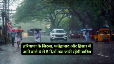 Monsoon Forecast Haryana 4 September