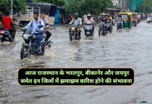 Monsoon Forecast Rajasthan 17 September