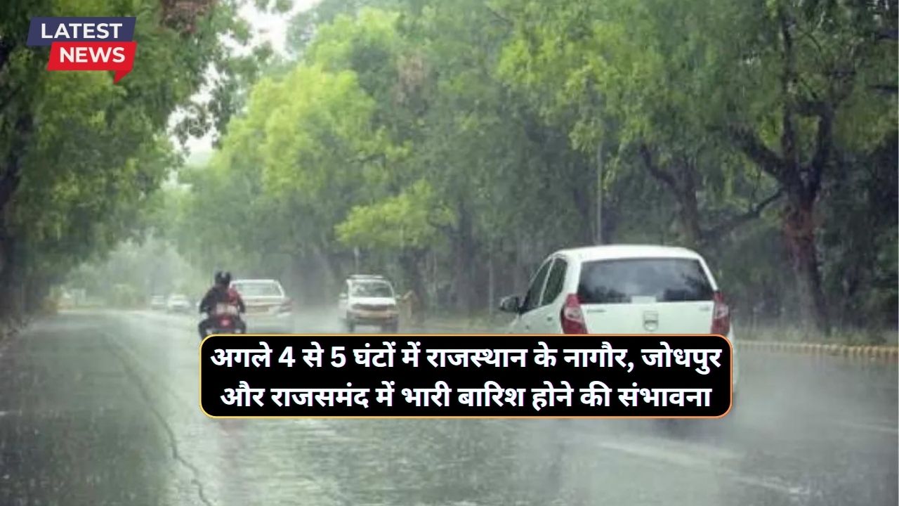 Monsoon Rain Alert Rajasthan 2 September