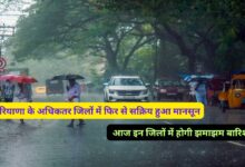 Monsoon Update Haryana 13 September