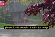 Monsoon Update Haryana 21 September