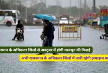 Monsoon Update Rajasthan 20 September