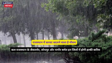 Rajasthan Ka Mausam 7 October