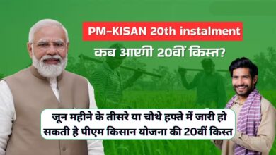 PM Kisan 20th Installment Date